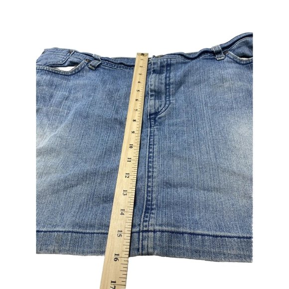 low waist jean skirt As Is Dirt Spot On Back Plus Size - Picture 4 of 6